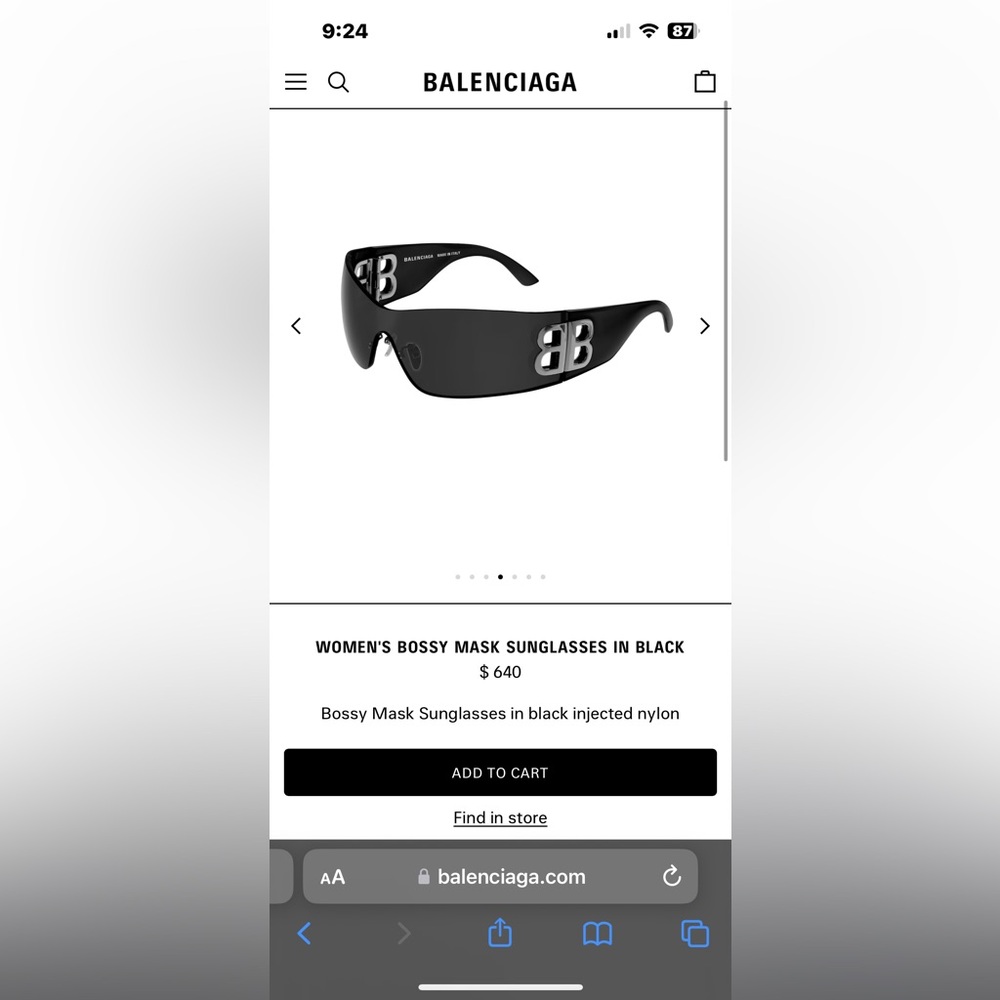 Balenciaga sunglasses